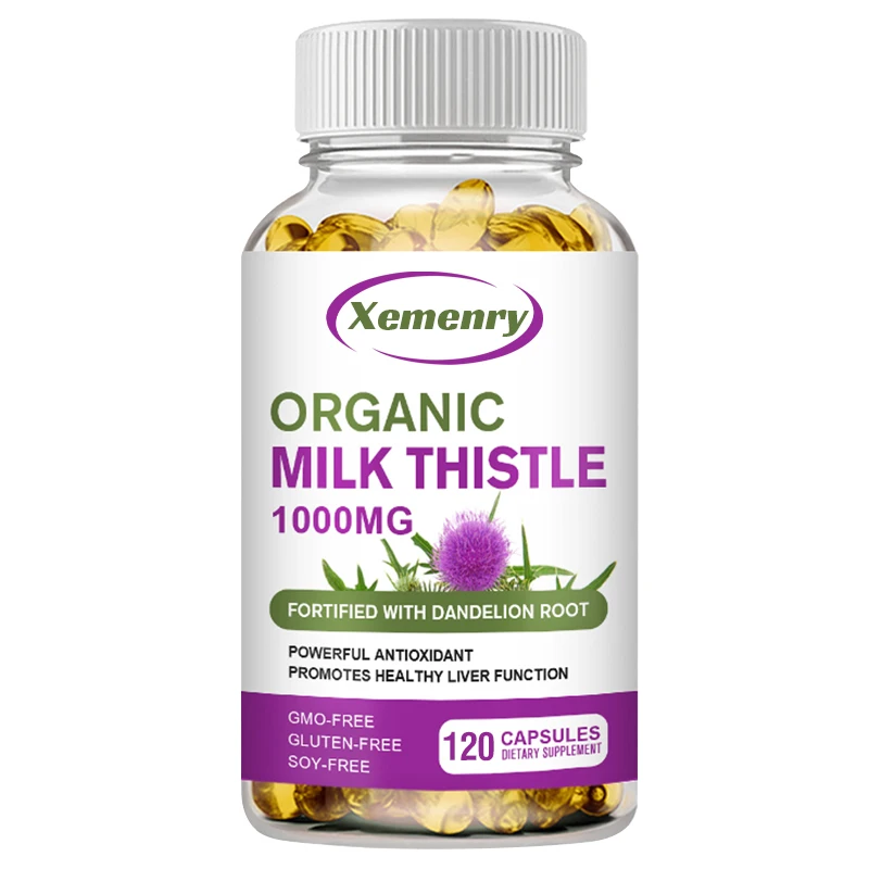 Milk Thistle Silymarin - Süt Devedikeni Kapsülleri 1000 Mg Silimarin