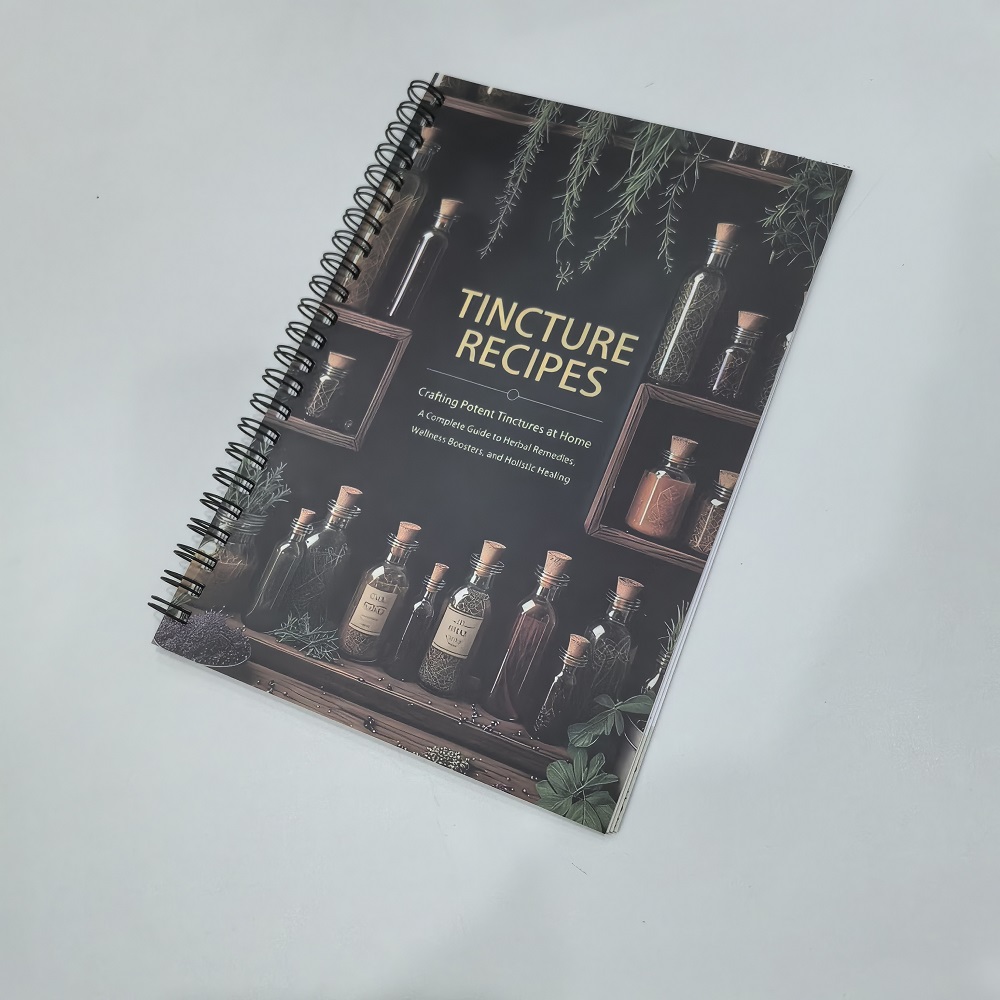 Herbal Wellness Book - Tincture Tarifleri Kitabı Evde Güçlü Tinctürler