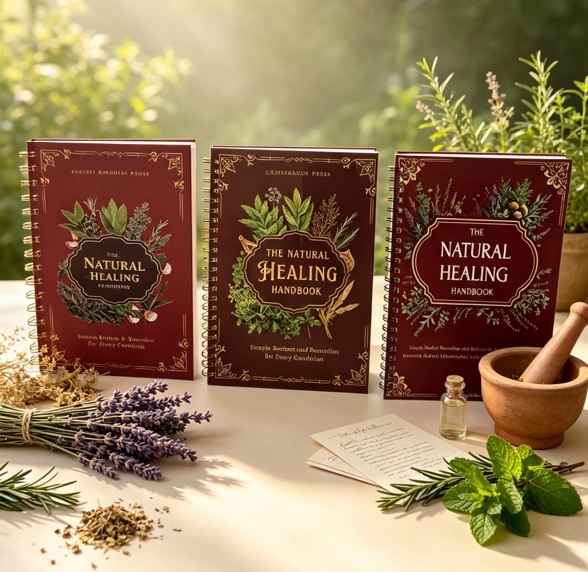 Herbal Wellness Book - Doğal İyileşme El Kitabı 3 Versiyon
