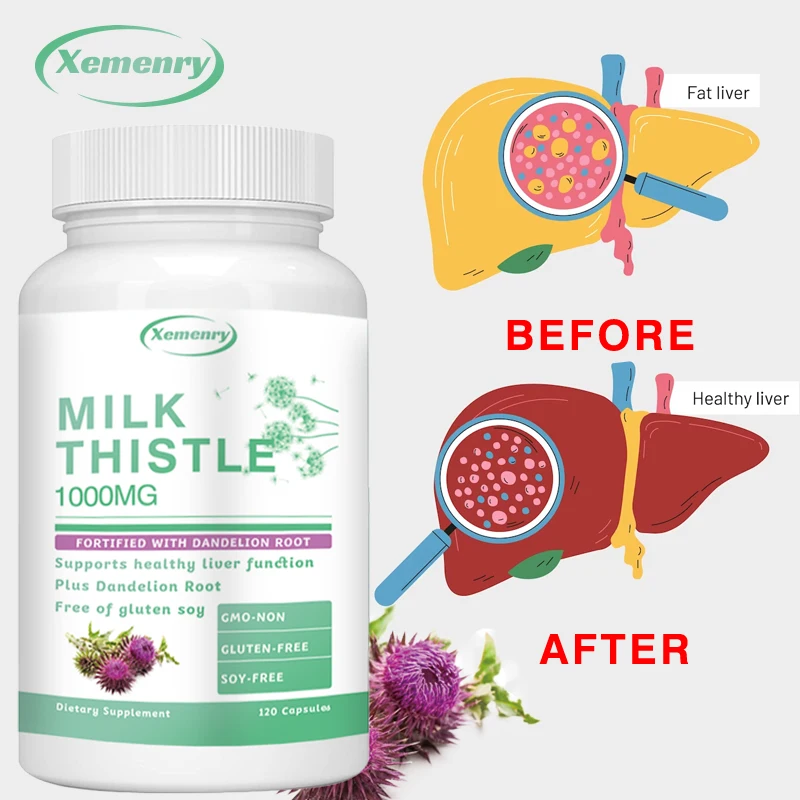 Devedikeni Kapsülleri 1000mg - - Milk Thistle Silymarin incelemesi ve fiyatı